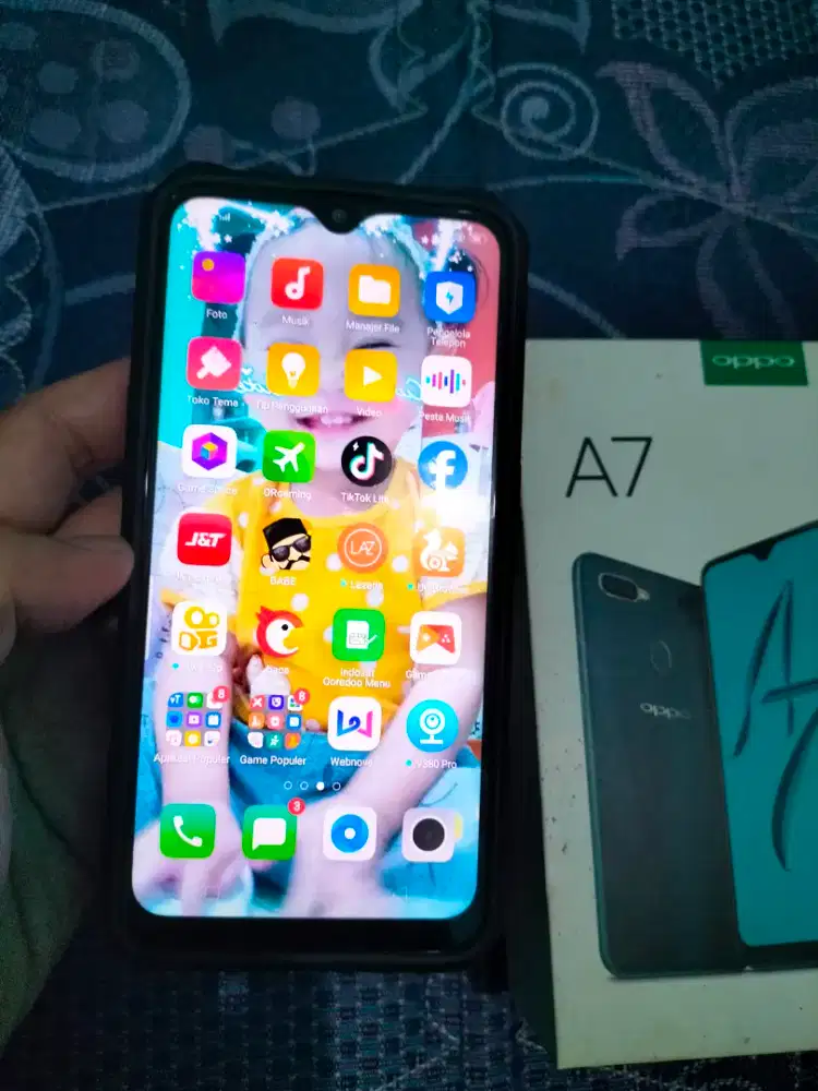 HP Oppo A7 Ram 4G Internal 128G