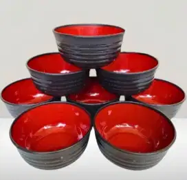 Mangkok ramen bulat plastik