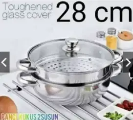 Panci kukus dinsum 2 susun