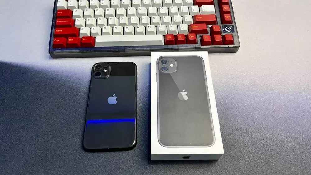 iPhone 11 128GB Black IBOX Resmi PA/A
