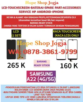 Touchscreen-Baterai-LCD Samsung A22 (4G/5G)