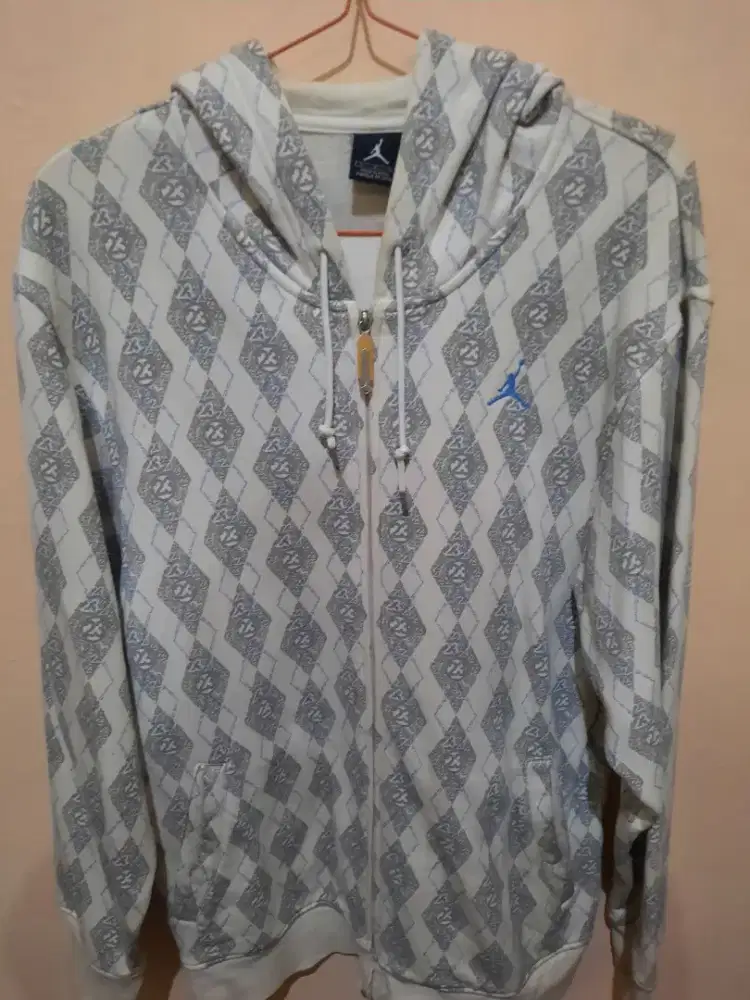 Hoodie Zipper Nike Jordan Logo Full Print
