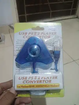 USB CONVERTER PS II 2 PLAYER BARU