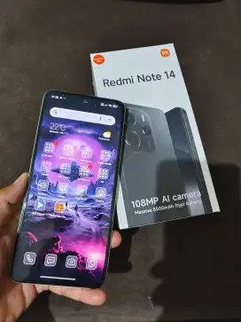 Redmi Note 14 8/256gb Like new belum 1 bulan pemakaian