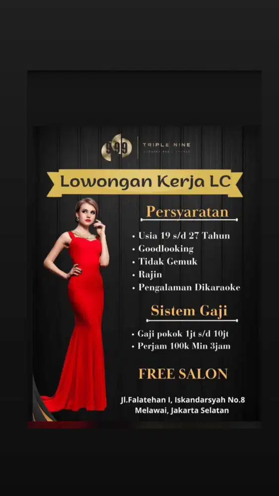 LOKER LC/PEMANDU LAGU KARAOKE JAKARTA UTARA