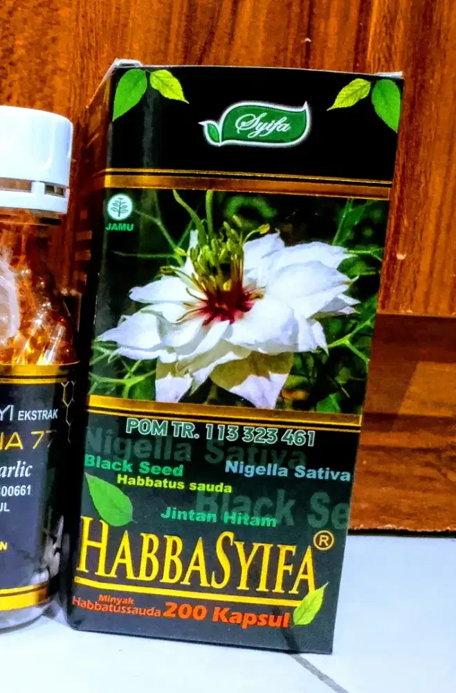 Habbatusauda Oil 200kapsul jantung stroke maag hipertensi