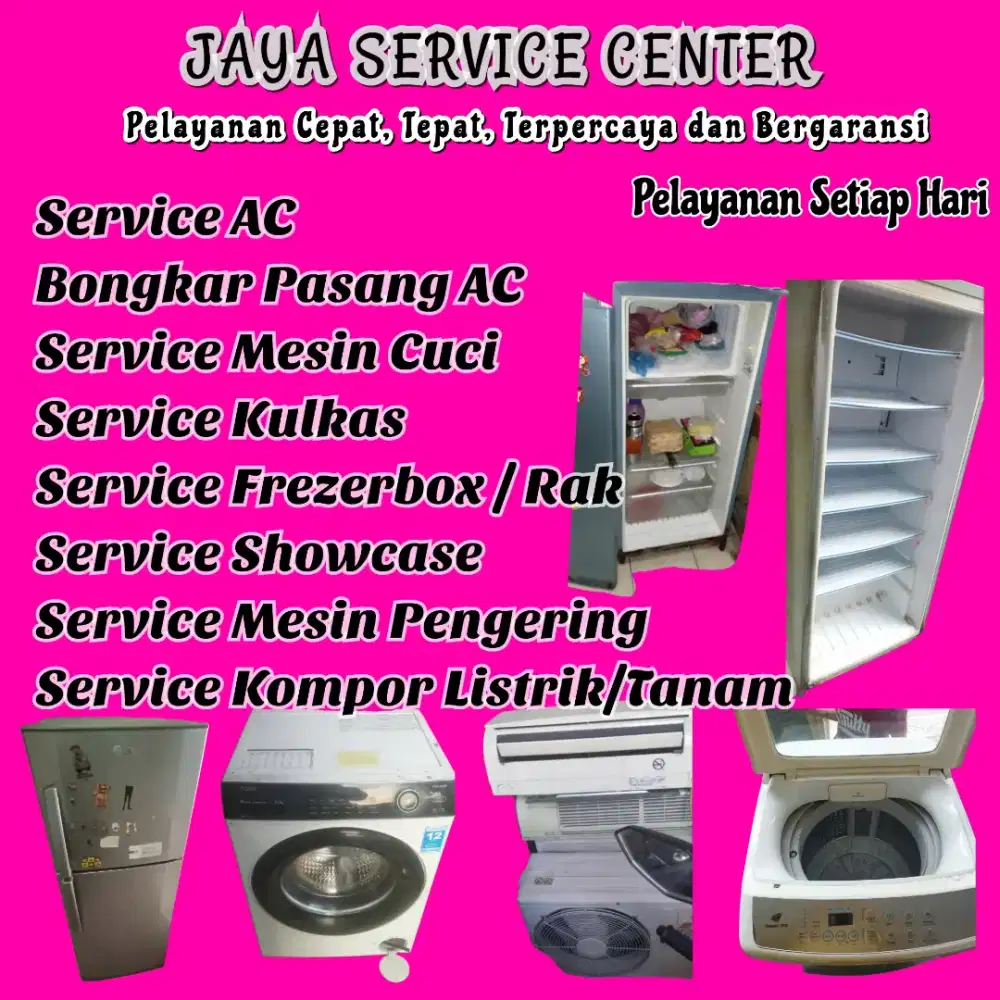 Service AC Bongkar Pasang AC Servis Mesin Cuci Kulkas Frezer Semampir