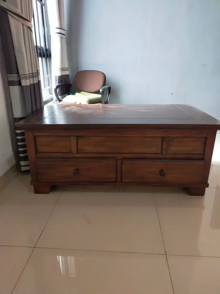 MEJA KAYU INFORMA SECOND