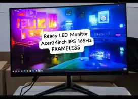 JUAL LED MONITOR ACER 24INCH IPS 165HZ FRAMELALESS BORDERLESS FHD HDMI