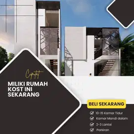 Rumah Kost Cuan 10KT 10KM Profitable Full Akses Strategis Cirendeu Ciputat Timur Tangerang Selatanl