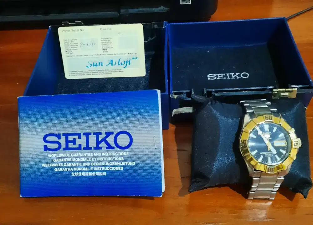 Jam Tangan Seiko 5 Sports Automatic 7S36A Vintage Divers Watch