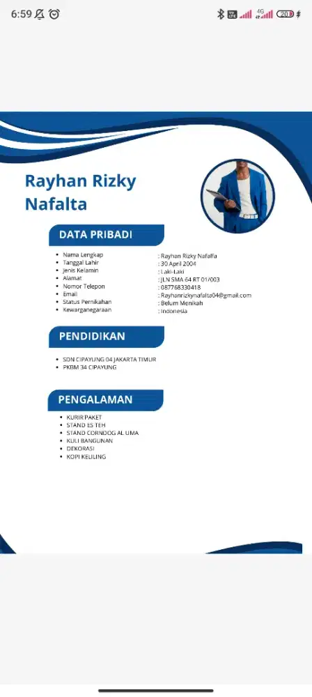 mencari pekerjaan apa saja