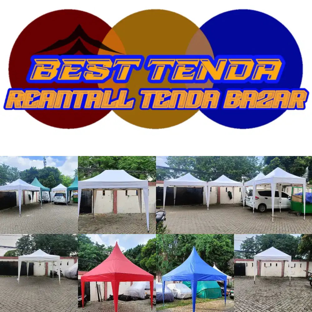 Penyedia layanan sewa tenda lipat, kerucut dan oiramid