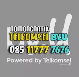 (bisa COD) Nomor Cantik Kartu TELKOMSEL by.U byU Kuarted 7777676 #3