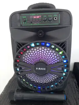 Speaker bluetooth karaoke 8,5 in mic wireless