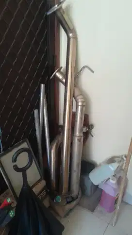 Sy mau jual aja sambungan kenalpot mbl portuner bahan stenlis