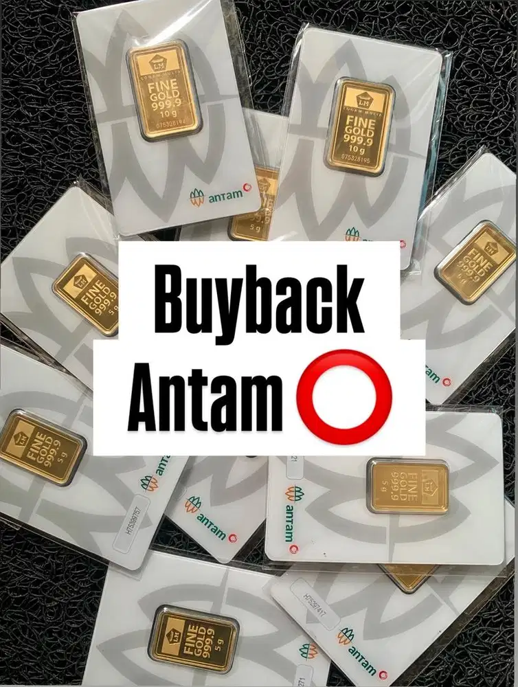 Buyback , Dibeli , Terima Jual Emas Logam Mulia Antam RM LM Redmark