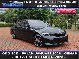 Odo=10k PAJAK=2026 Bunga=4,5% GENAP BMW 330i M-SPORT PRO 2024 NIK 2023