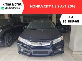 KM RENDAH honda city 1.5 e matic 2016