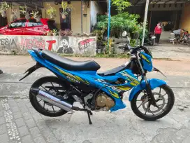 Satria Fu biru THN 2011 plat AB sleman