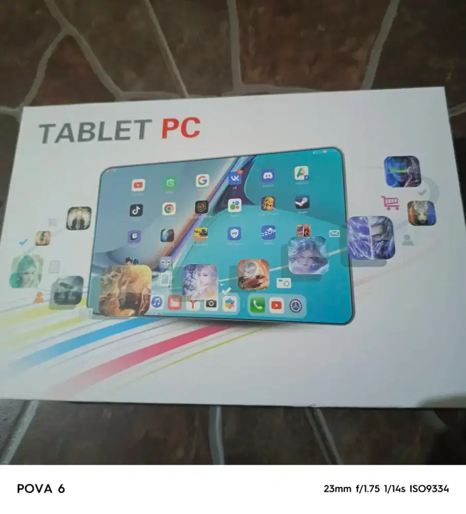 Tablet pc p60 pro... Baru di pake 2 hari komplit
