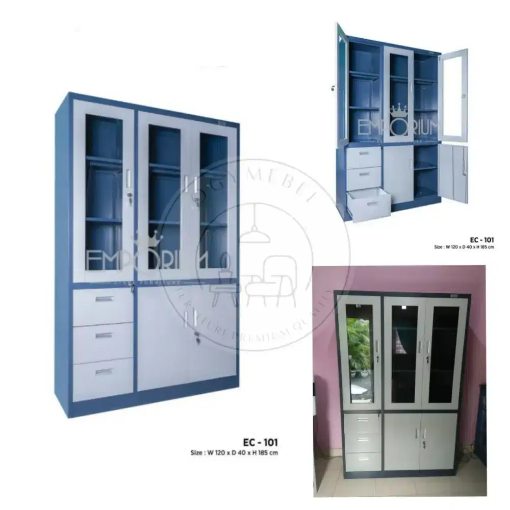 READY LEMARI ARSIP BESI EC101 TERMURAH TERLARIS SALE