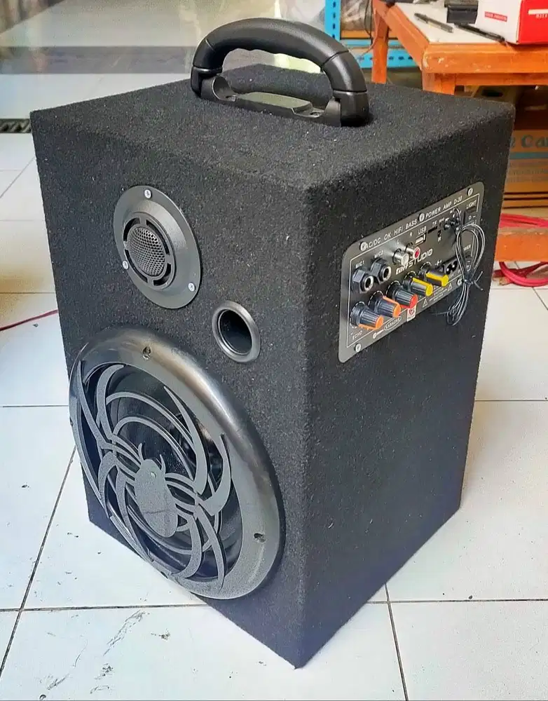 Speaker Aktif Bluetooth 8 Inch Karaoke Rakitan