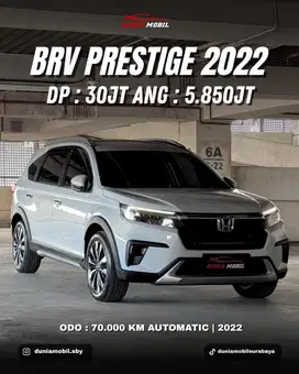 BRV Prestige Sensing 2022 / 2023 Tgn Pertama Kondisi Super Original