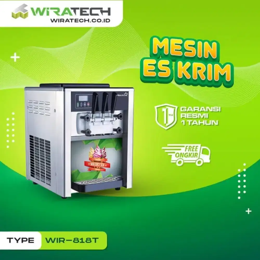 Mesin soft ice , kios dan seluruh perlengkapan icecream shop