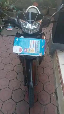 Supra X helm in 125CC tahun 2014