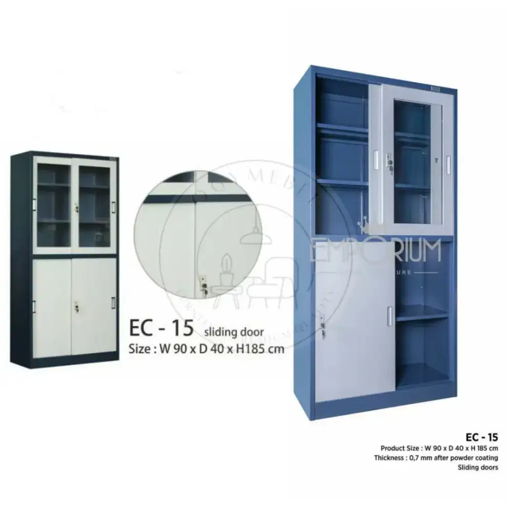 READY LEMARI ARSIP BESI EC15 TERMURAH TERLARIS SALE