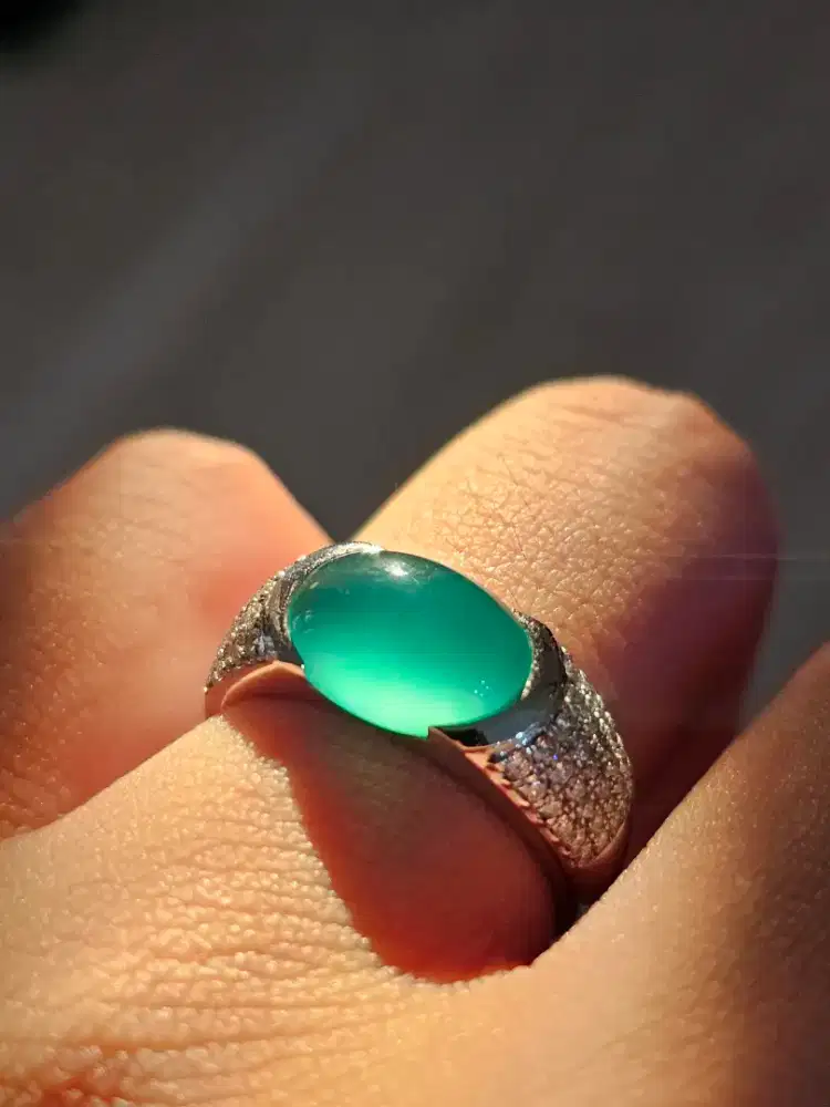 Bacan doko ring emas dengan diamond lab