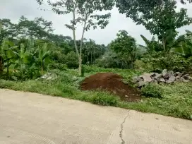Jual cepat tanah murah pinggir jalan desa area Ciapus Banjaran