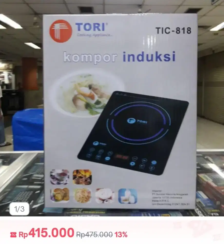 JUAL KOMPOR INDUKSI TORI 600W