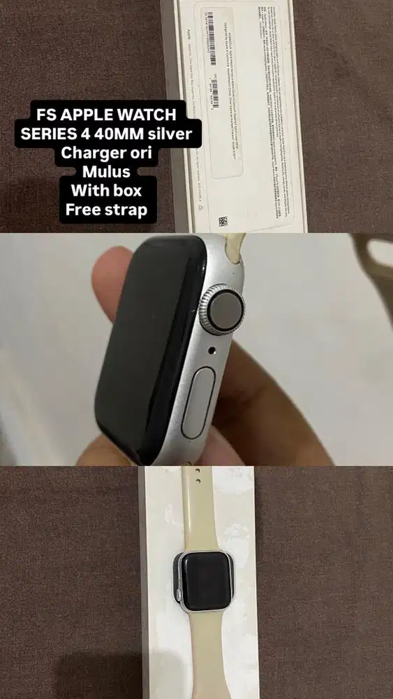 Apple watch series 4 silver