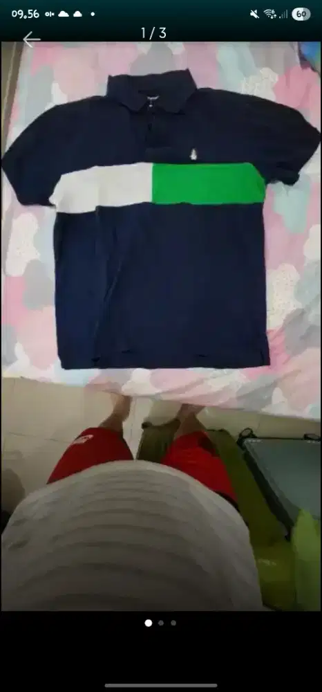 Polo shirt Hush Puppies size M,kondisi no minus