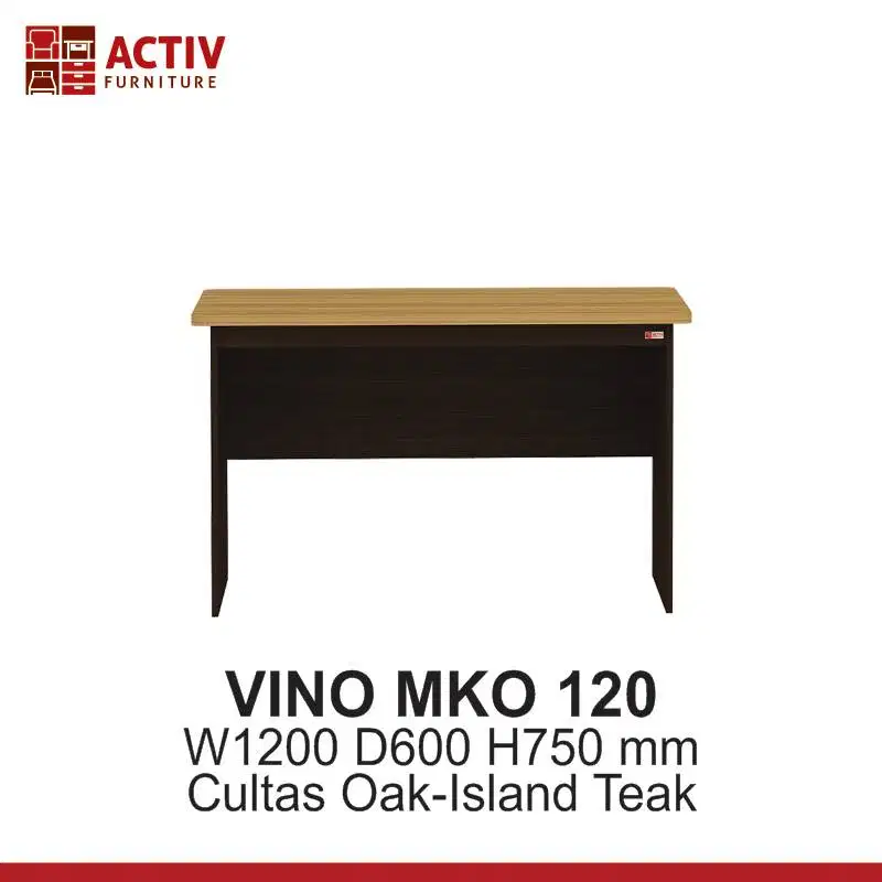 Promo meja kantor tanpa laci activ sale termurah terlaris