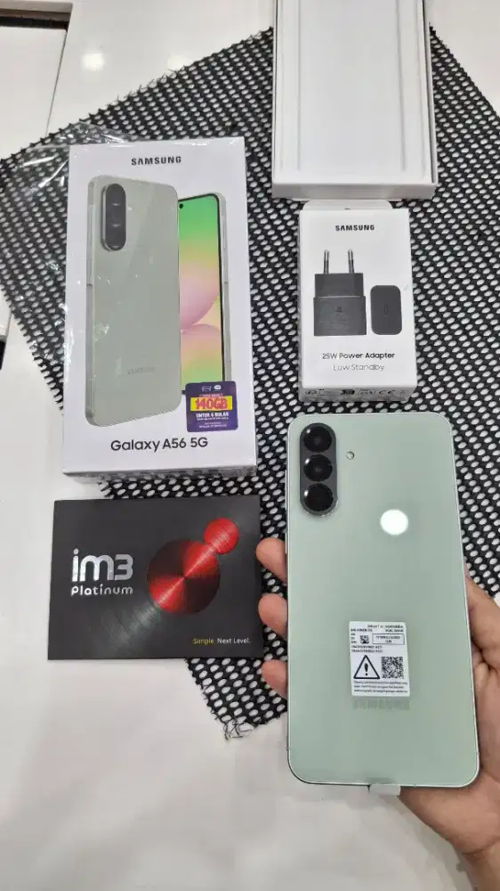 Samsung A56 5G free kepala charger original