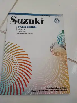 Buku Suzuki 2 violin + CD