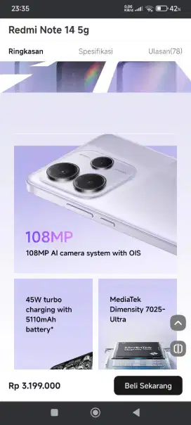 Redmi note 14 5G