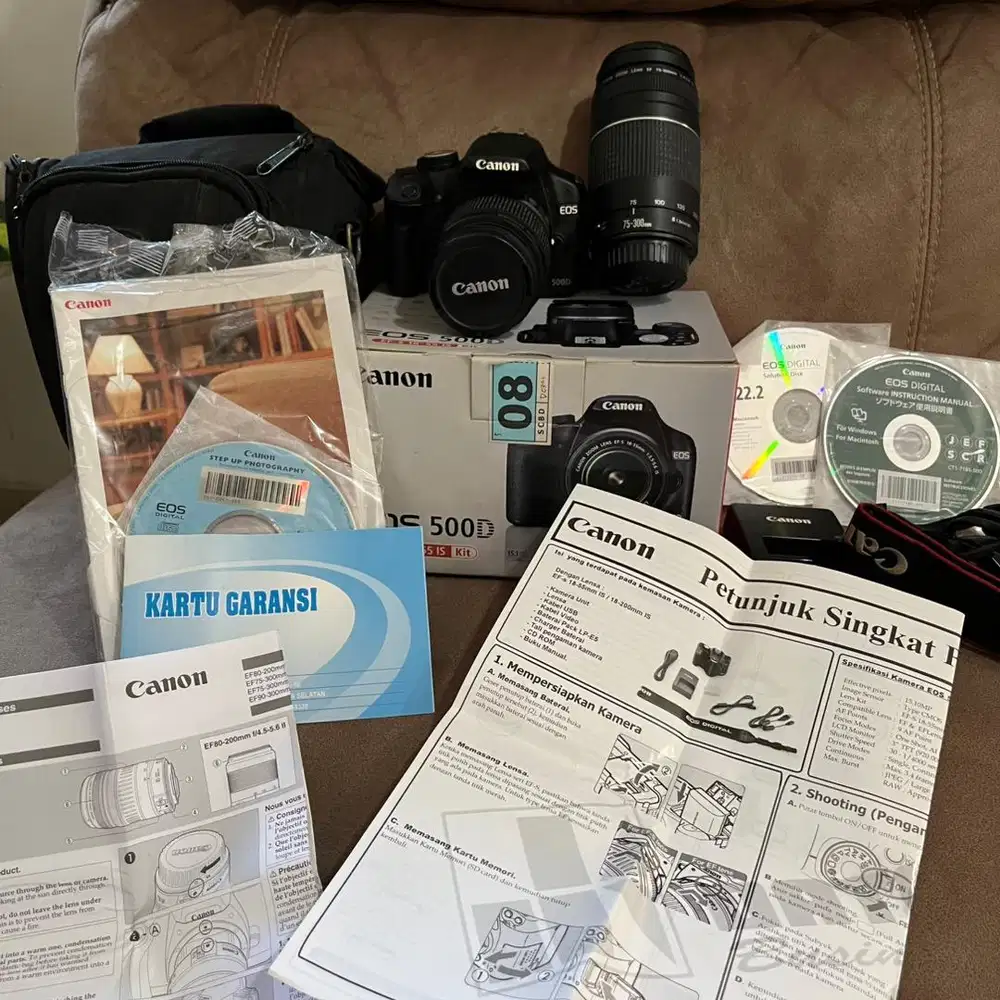 Kamera Canon 500D GRATIS SD CARD & TAS KAMERA!!