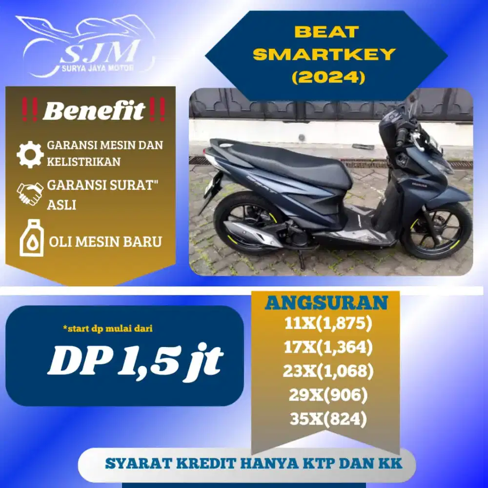 Beat Smartkey 2024 Pajak ON