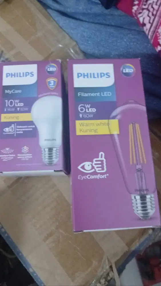 Lampu phillips kuning 6 watt
