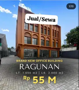 Di Jual Ragunan Brand New OFFICE Building Komersial Area