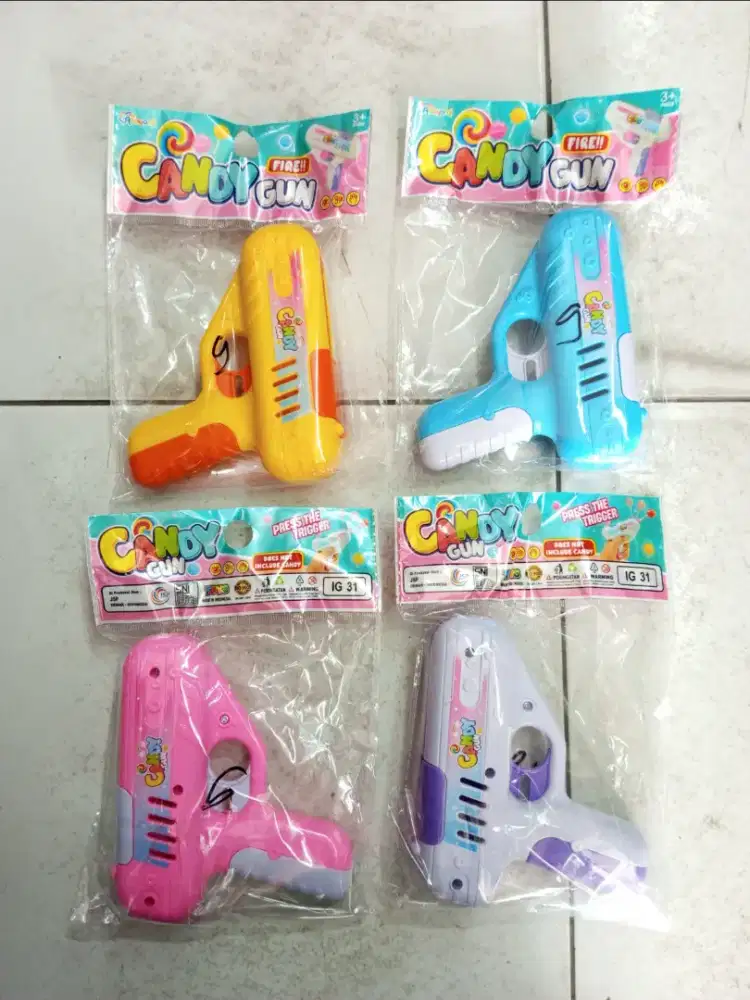 Mainan anak candygun lolipop