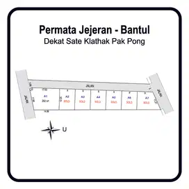 Tanah Permata Jejeran Pleret-Bantul; SHM-Pekarangan