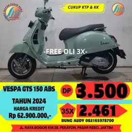 PIAGGIO VESPA GTS 150 ABS TAHUN 2024 BISA CASH KREDIT ATAU TUKAR TAMBA