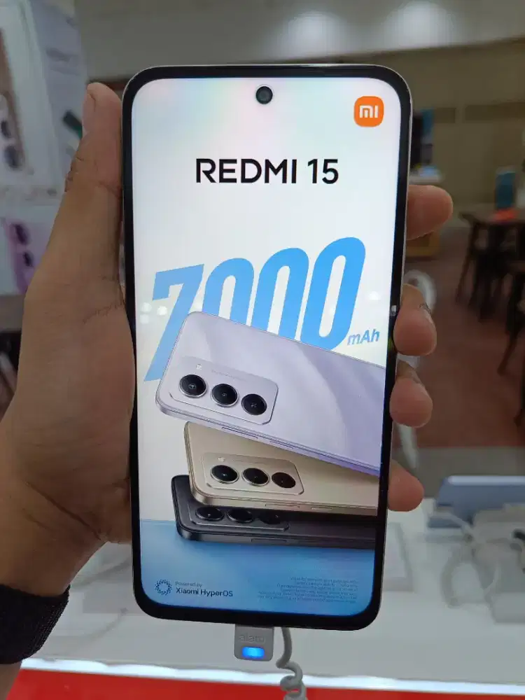 Redmi 15 Ram 8+8/256 bisa kredit syarat KTP aja