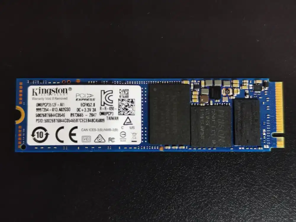 Kingston SSD NVME pci express