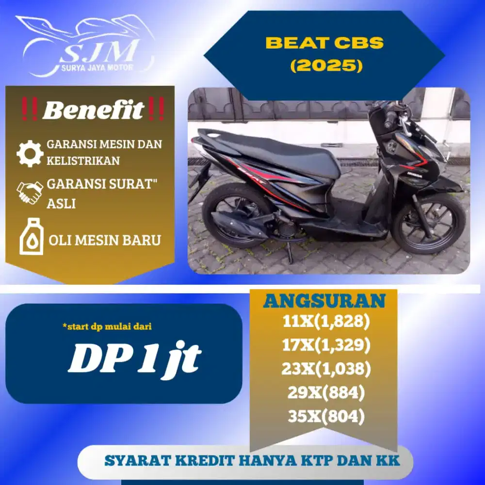 Beat CBS 2025 Pajak Panjang